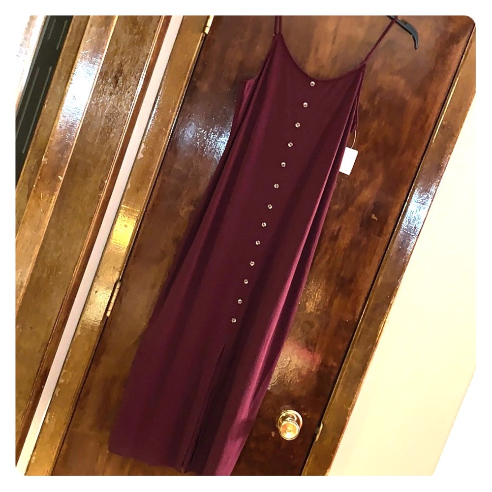 Mudd Long Purple Sundress